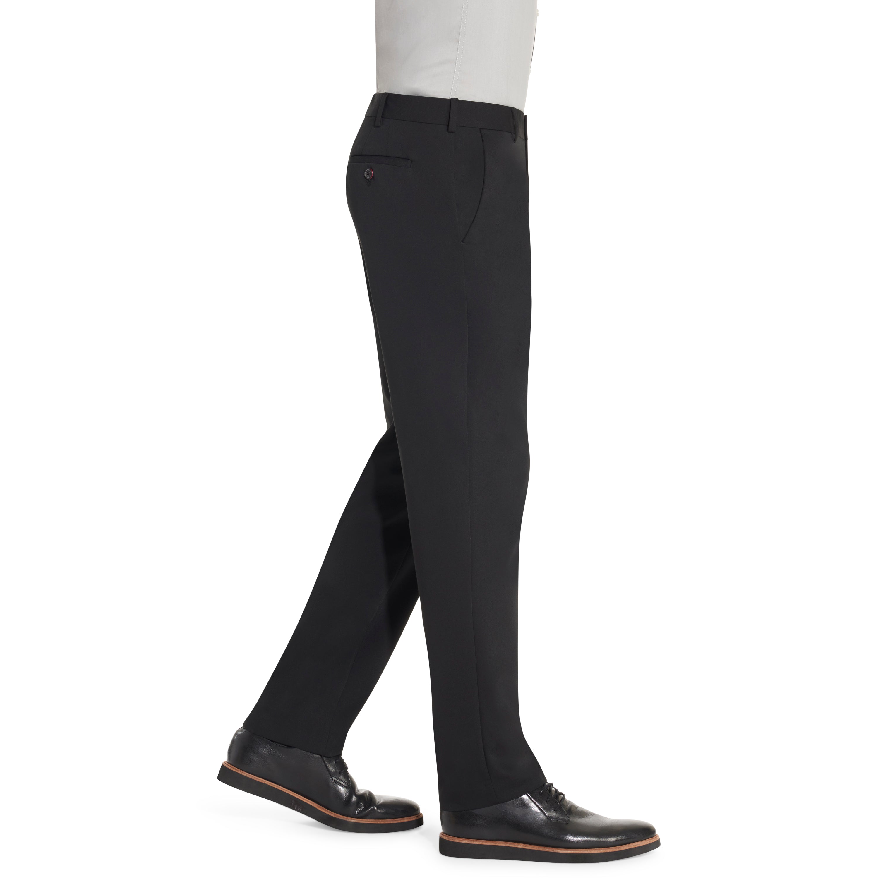 Louis Philippe Trousers & Chinos, Louis Philippe Black Wrinkle Free Trousers  for Men at Louisphilippe.com
